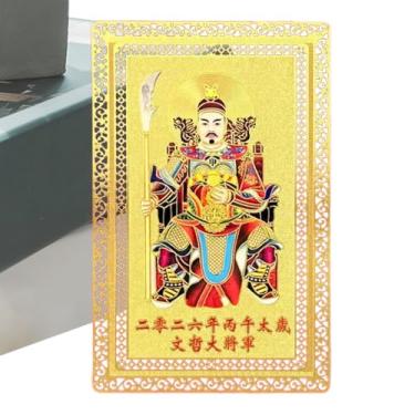 Imagem de Cartão Tai Sui - Bring Good Luck Wealth, Cartão Tradicional Cavalo Tai Sui - para Estante Dormitório, Quarto, Criado-mudo, Família, Amigos, Colecionadores, Adolescentes Colegas de Classe