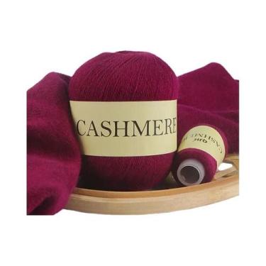 Imagem de Gorro De Bebê Em Lã De Cashmere, 3 Peças De Fios De Crochê Tricotados 