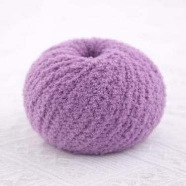 Imagem de Fio curto de pelúcia para crochê – bolas de fio fofas macias para amigurumi, bonecas, artesanato DIY e presentes artesanais (10 roxos médios)