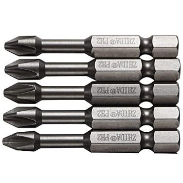 Imagem de Zhida Brocas de Torção P2 Phillips Pontas de Chave de Fenda de 2 polegadas de Comprimento 10 Peças