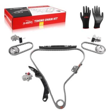 Imagem de YA-MAYPAY Kit de corrente de distribuição compatível com Nissan 370Z (Z34) VQ37VHR 3,7L, .Compatível com Infiniti Q50 G37 G37 G37S Q60 M37 QX50 FX37 VQ37VHR 3,7L