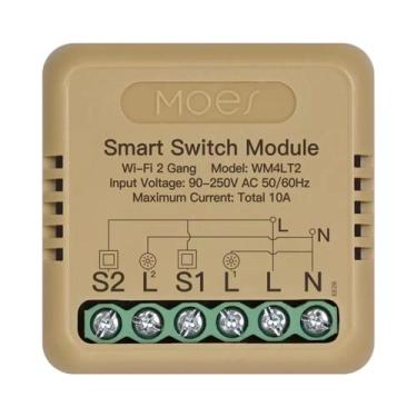 Imagem de Módulo Mini Interruptor Inteligente WiFi Zigbee 1-4 Canais DIY Com Con