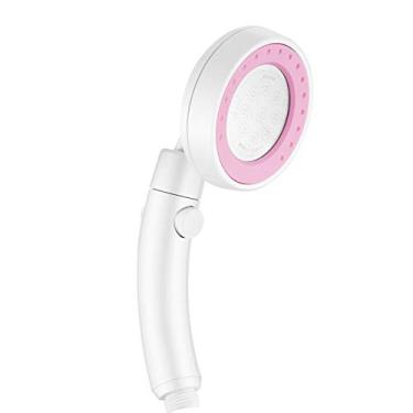 Imagem de AkosOL Chuveiro de mão com botão de parada, chuveiro de alta pressão, cabeça de banho com irrigação, economia de água, chuveiro de mão para banheiro e chuveiro