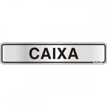 Imagem de Placa Sinalizacao Aluminio 05X25 ''Caixa'' 100At - SINALIZE
