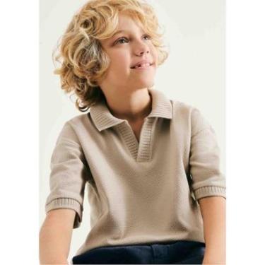Imagem de Camisa Polo Infantil Menino Texturizada-Masculino
