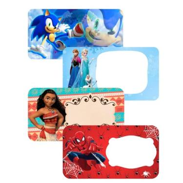 Imagem de Kit Etiqueta Adesivo Escolar Volta Às Aulas Material Escolar 67 Unidades 3 Tamanhos, Personalizado em quallquer tema