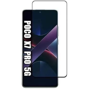 Imagem de [GL CASES] Película Para Poco X7 Pro Vidro Temperado Anti Impacto Risco 3D 9H Pelicula Xiaomi Poco X7 Pro Protetor De Tela Com Cobertura Total + Kit De Limpeza
