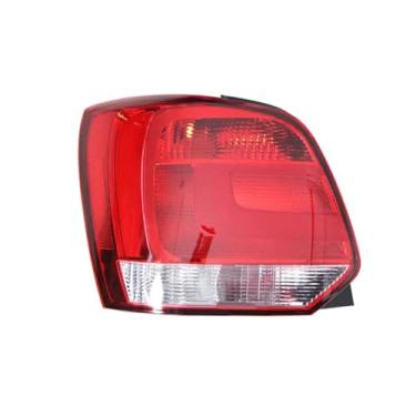 Imagem de FLJOYOEU Hatchback Luz traseira do carro Luzes de freio de parada de freio lâmpada de estacionamento carcaça traseira automática sem lâmpadas, compatível com VW Polo 2011 (esquerda)