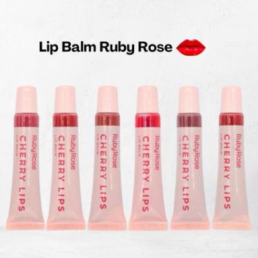 Imagem de Gloss Lip Balm Cherry Lips Ruby Rose - Linha Rosa CL40