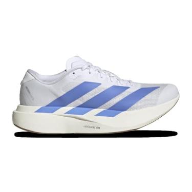 Imagem de Adidas Tênis feminino Ironmt/Cblack Adizero Evo SL W preto ferro met./Core Black 35 EUA, Branco/Azul Fusion/Off White, 10.5 Wide