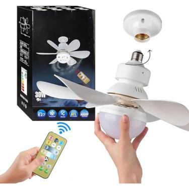 Imagem de Ventilador De Teto Silencioso Econômico Com Luz Led Lâmpada