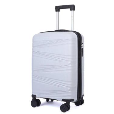 Imagem de Mala De Bordo 10kg Viagem Zíper Expansível Em Polipropileno Rodinhas 360º Tsa - Bocaiúva - Cruzeiro Gelo