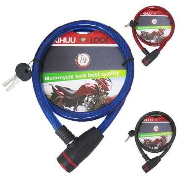 Imagem de Cadeado / Trava De Bicicleta / Moto Colors 1Mx15Mm