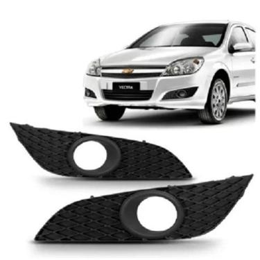 Imagem de Par Grade Moldura Farol Milha Vectra 2009 10 11 2012 C/Furo