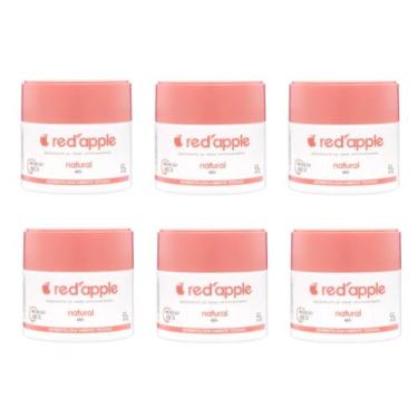 Imagem de Kit 6 Desodorante Creme Red Apple Natural 55g - Red Apple