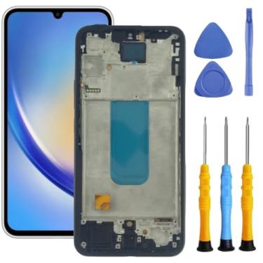 Imagem de ZTOOYO Substituição de tela para Samsung Galaxy A34 5G com moldura para Samsung A34 kit de substituição de tela A346u s346vl A346a A346w A346e para Samsung A34 LCD Touch Display digitalizador com