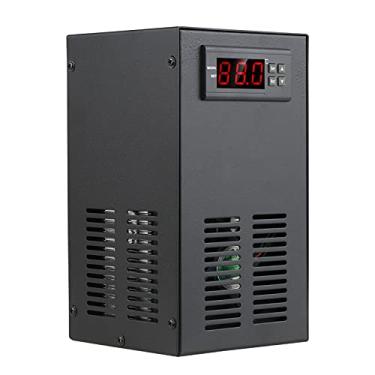 Imagem de Resfriador de Aquário Cooler com Display LCD Resfriamento Silencioso para Tanque Peixes Temperatura Real Plantas Aquáticas Corais Camarões Pecuária Baixo Ruído Econômico em Energia Eficiente