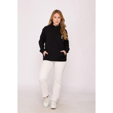 Imagem de Jaqueta Feminina Corta Vento 7957 Preto Cor:PretoTamanho:GG - Macaw, P