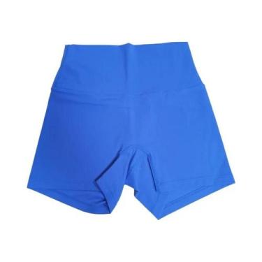 Imagem de Shorts De Yoga De Cintura Alta Em Cor Sólida Para Mulheres, Leggings D