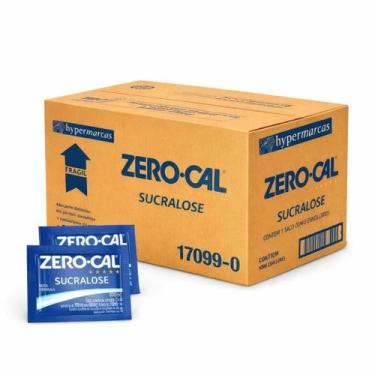 Imagem de Caixa de adocante pó zero cal sucralose com 1000 saches