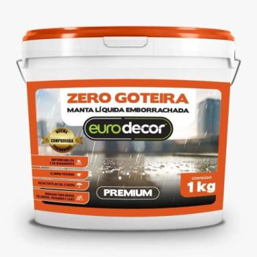 Imagem de Manta Liquida Emborrachada Premium Euro Decor Zero Goteira 1KG Contra 