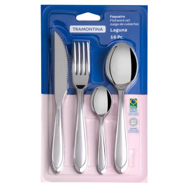 Imagem de Faqueiro Jogo de Talheres 16 Peças Inox Laguna Tramontina