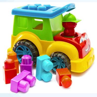Imagem de Brinquedo Menino 1 Ano Caminhão Didático Encaixe Educativo Menina Pres