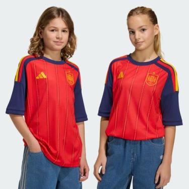 Imagem de Camisa Adidas Espanha Home 2026 Juvenil, 10 ANOS
