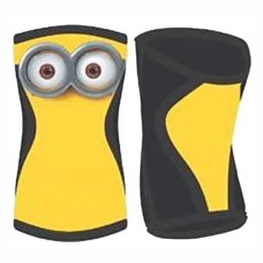 Imagem de Joelheira Neoprene 7mm Acction Brasil Mod. Minions Cross LPO Academia Treinamento Gym-Unissex