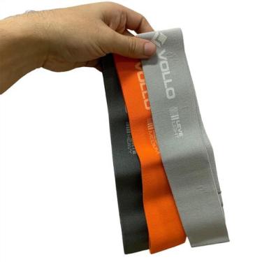 Imagem de Kit 3 Mini Bands de Exercício em Poliéster 32cm VP1091 Vollo Leve, Méd