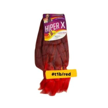 Imagem de Kanekalon Jumbo Jumbão Ideal Pra Tranças Box Braids 400G + 10 Aneis - 
