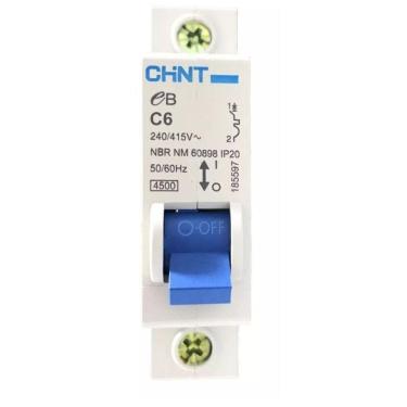 Imagem de Disjuntor Monopolar 1P 6A Curva C 3Ka