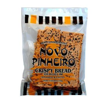 Imagem de Pão Crispy Bread de Gergelim Pinheiro 150g - Novo Pinheiro