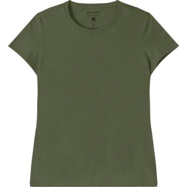 Imagem de Blusa Manga Curta T-Shirt Feminina Basicamente Ref. 90442 - Malwee, Ve