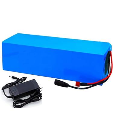 Imagem de Bateria de bicicleta elétrica 60V 13Ah/15Ah/20Ah Bateria de íon de lítio Bateria de bicicleta elétrica para scooter de bicicleta elétrica de 67,2 V E-Bike com carregador BMS + 67,2 V, 60V-20