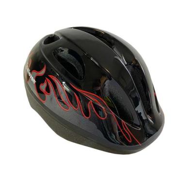 Imagem de Capacete Para Menino Infantil com Regulagem de Tamanho Preto - Elleven