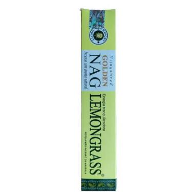 Imagem de Incenso Indiano Massala Golden Nag Varetas, Lemongrass