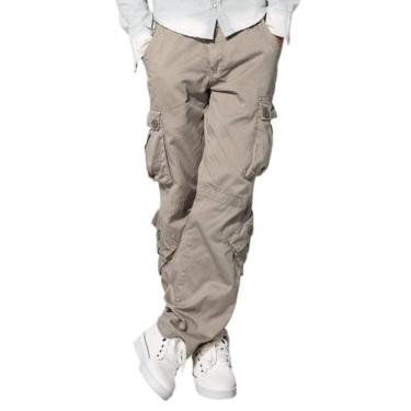 Imagem de Pantalones Cargo Match para Hombre Color Albaricoque Claro Talla 34