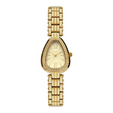 Imagem de Relógio Euro Feminino Ref: Eu2035zcn/5d Bracelete Triangular Dourado