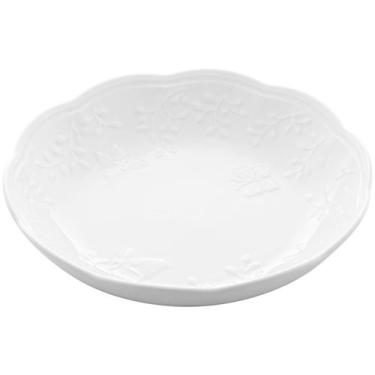 Imagem de Prato Fundo de Porcelana New Bone Butterfly Flower lyor