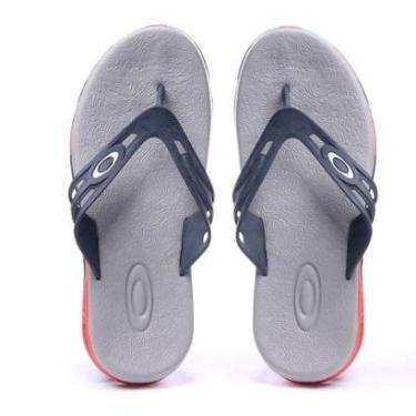 Imagem de Chinelo Oakley Killer Point II Camo Light Grey-Masculino