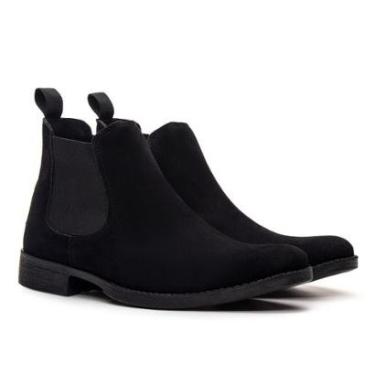Imagem de Bota Chelsea Masculina Casual Confortável em Camurça Elegante-Masculino