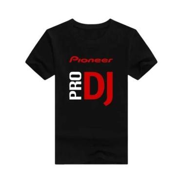 Imagem de Camiseta De Algodão Oversized Masculina E Feminina PIONEER DJ CDJ DDJ 
