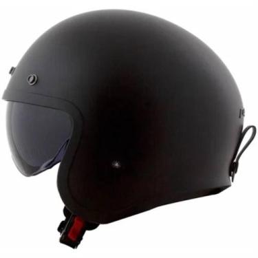 Imagem de Capacete LS2 Aberto OF599 Monocolor, 62, Preto Fosco