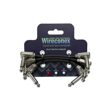 Imagem de Kit c/ 3 cabos flat para pedal p10 wireconex 3" 76,2mm wfc-3