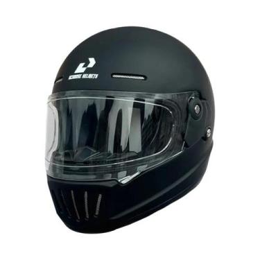 Imagem de Capacete De Moto Vintage Retrô Aberto Certificado DOT Para Verão - Cas