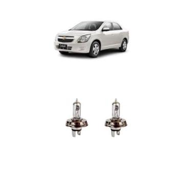 Imagem de Par De Lâmpadas Farol Alto E Baixo H4 Chevrolet Cobalt 2011 á 2016 - A