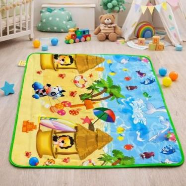 Imagem de Tapete Térmico Infantil 90cm x 1,20m Divertido Colorido - Florenza Enx