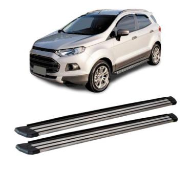 Imagem de Estribo EcoSport 2013 14 15 16 2017 Aluminio Grafite Slim - CCF