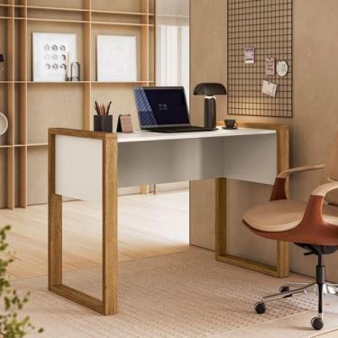 Imagem de Mesa Escrivaninha Estudo Home Office - CasaH, Off White